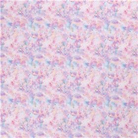 JERSEY BAWEŁNIANY CYFRA CHMURY PINK