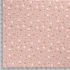 JERSEY BAWEŁNIANY CYFRA PIÓRA PINK