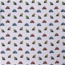 DRESÓWKA PĘTELKA CYFRA MOTOCYKLE LIGHT GREY