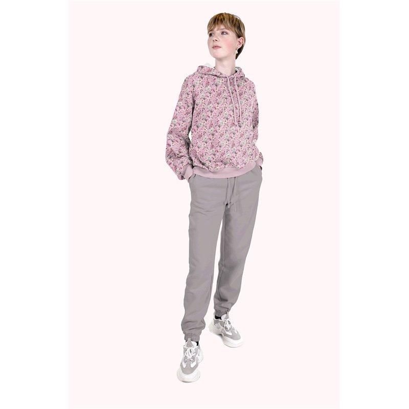 DRESÓWKA PĘTELKA CYFRA KWIATY PINK
