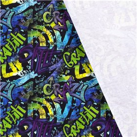 DRESÓWKA PĘTELKA CYFRA GRAFFITI LIME GREEN
