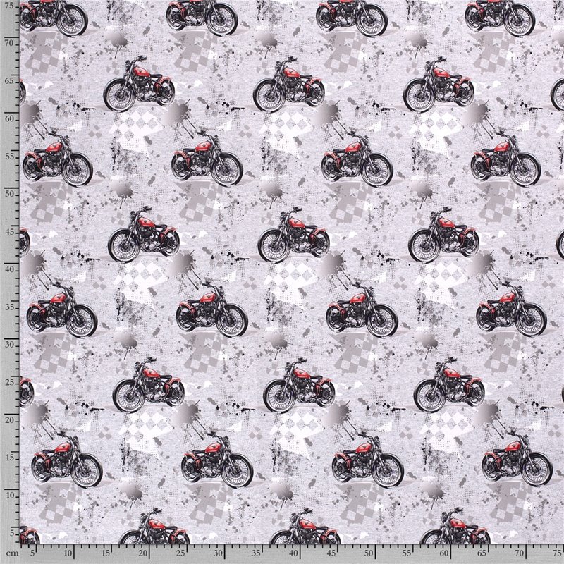 DRESÓWKA PĘTELKA CYFRA MOTOR LIGHT GREY