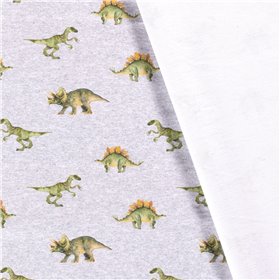 DRESÓWKA PĘTELKA CYFRA DINO LIGHT GREY