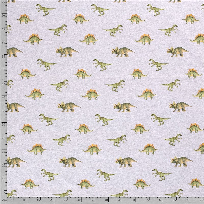 DRESÓWKA PĘTELKA CYFRA DINO LIGHT GREY