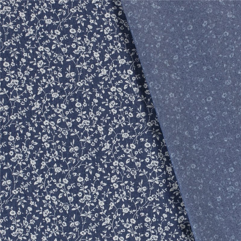 DENIM PRINT FLOWERS