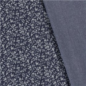DENIM PRINT FLOWERS