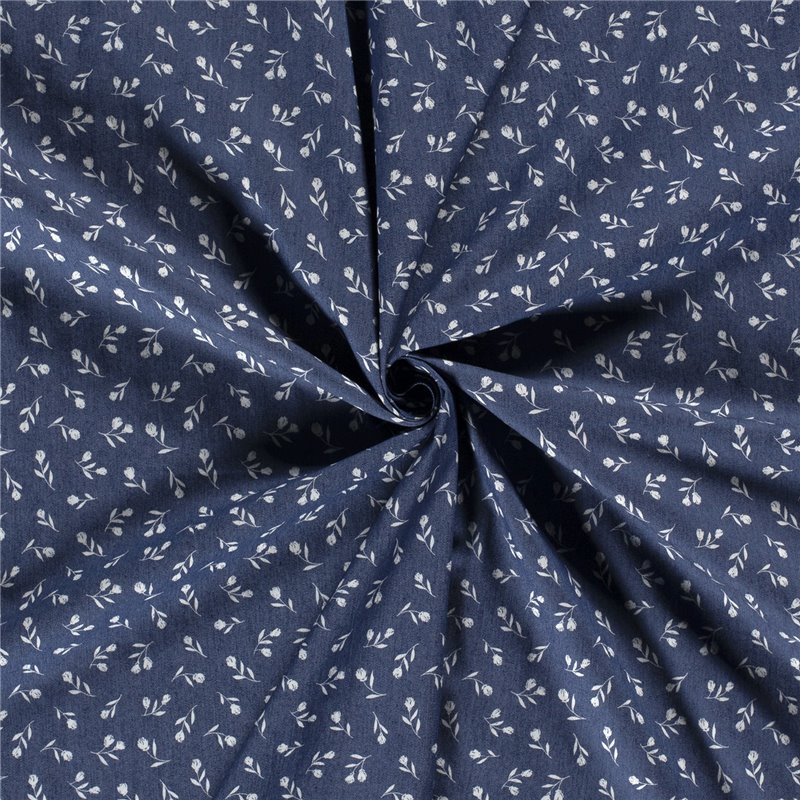 DENIM PRINT FLOWERS