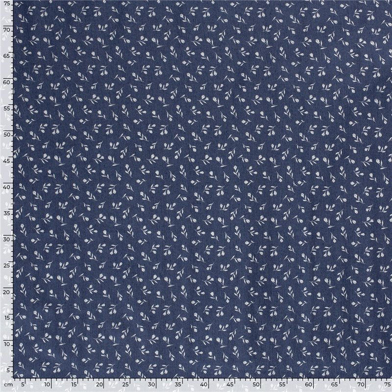 DENIM PRINT FLOWERS