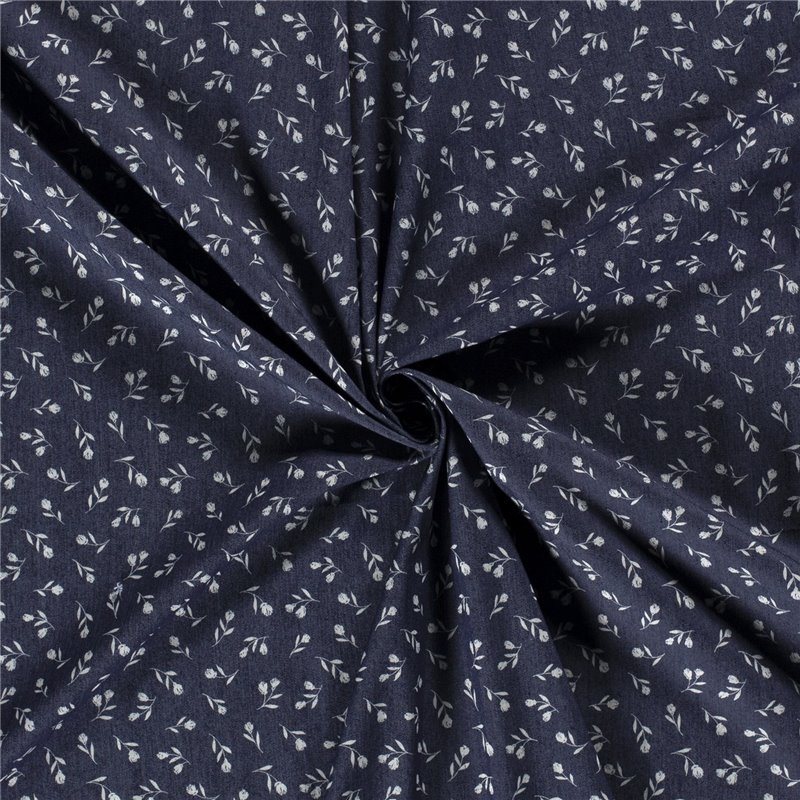 DENIM PRINT FLOWERS