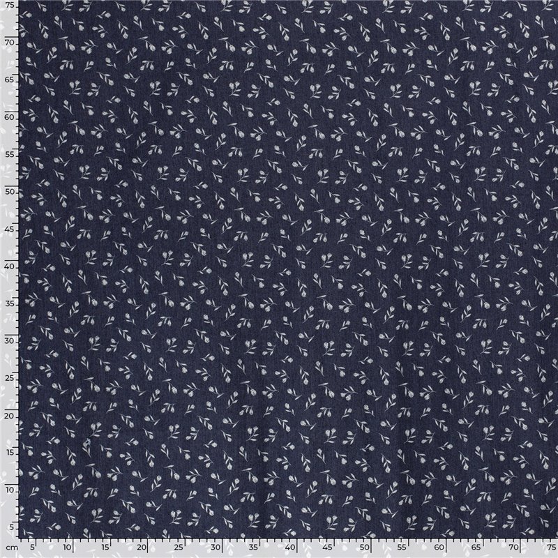 DENIM PRINT FLOWERS