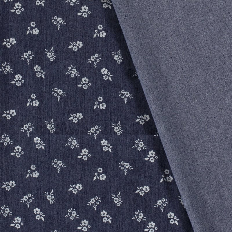 DENIM PRINT FLOWERS