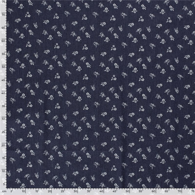 DENIM PRINT FLOWERS