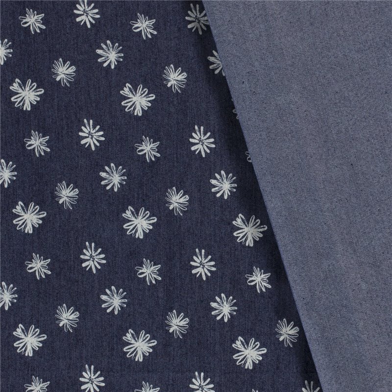 DENIM PRINT FLOWERS