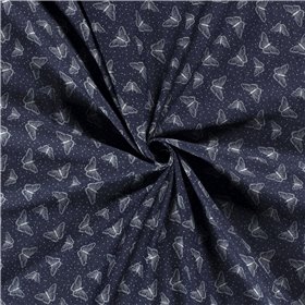 DENIM PRINT BUTTERFLY