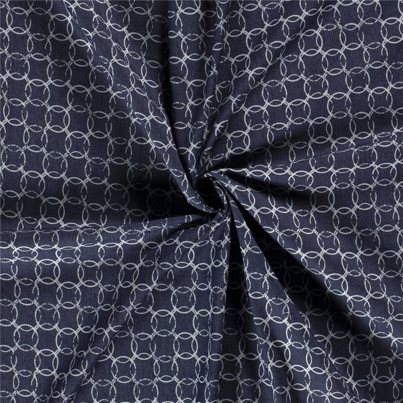 DENIM PRINT CIRCLES