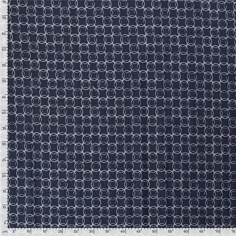 DENIM PRINT CIRCLES