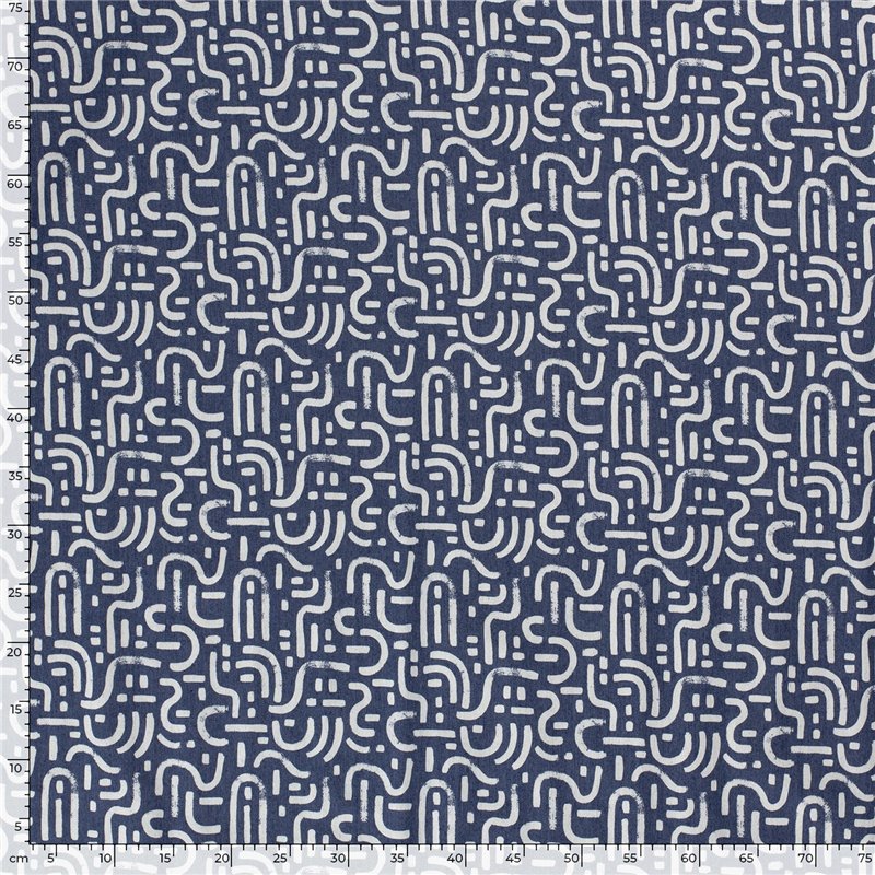 DENIM PRINT ABSTRACT