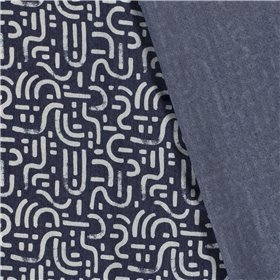 DENIM PRINT ABSTRACT