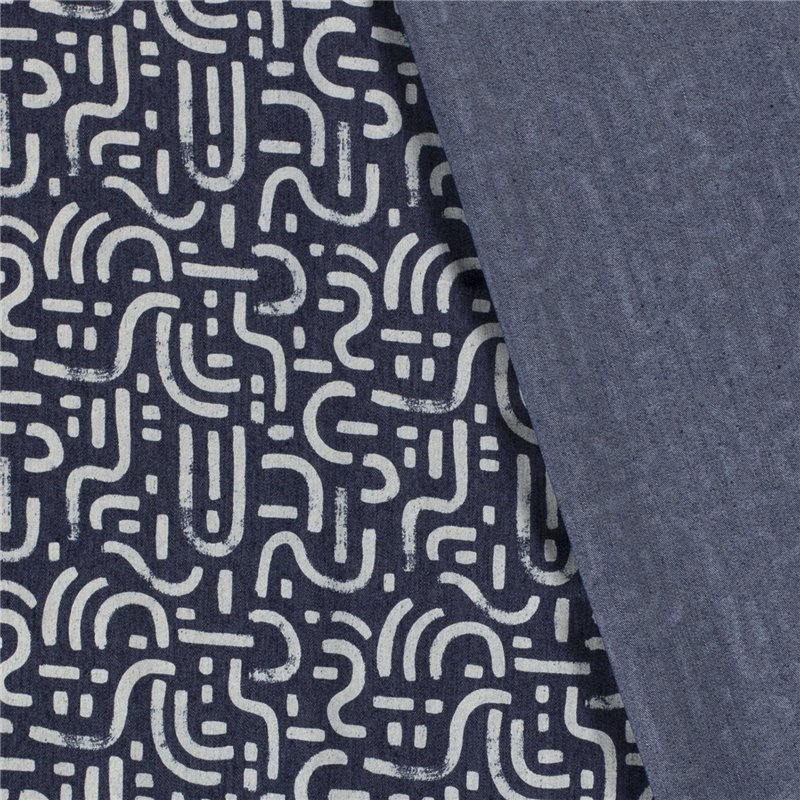 DENIM PRINT ABSTRACT