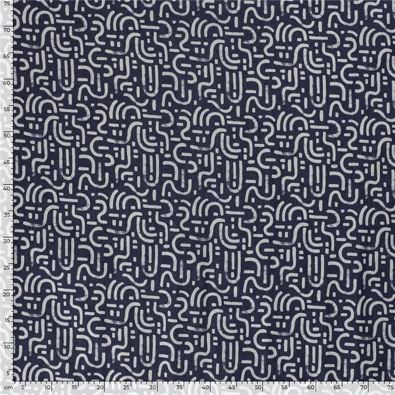 DENIM PRINT ABSTRACT