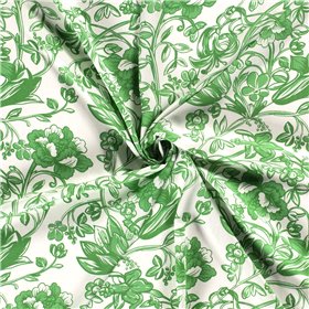 VISCOSE POPLIN PRINT FLOWERS