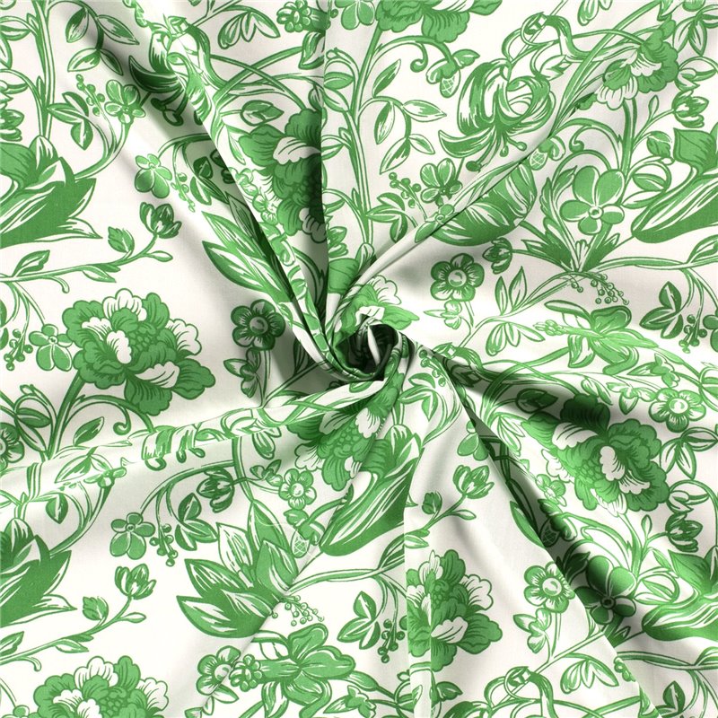 VISCOSE POPLIN PRINT FLOWERS