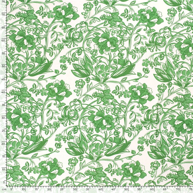 VISCOSE POPLIN PRINT FLOWERS
