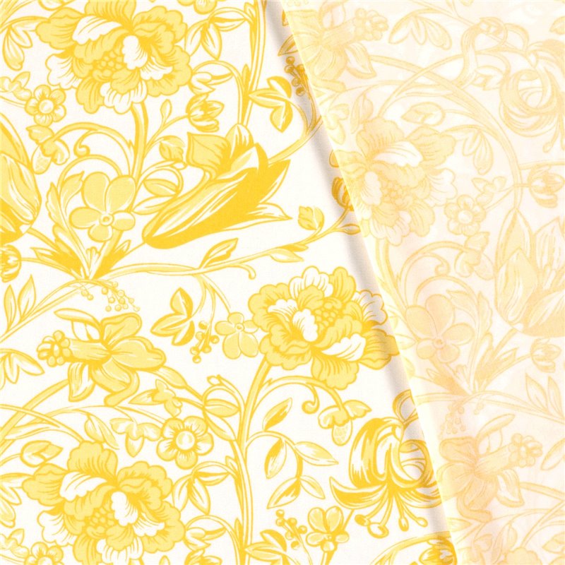 VISCOSE POPLIN PRINT FLOWERS
