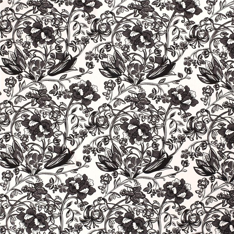 VISCOSE POPLIN PRINT FLOWERS