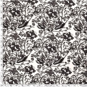VISCOSE POPLIN PRINT FLOWERS