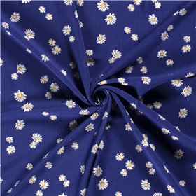 VISCOSE POPLIN PRINT FLOWERS