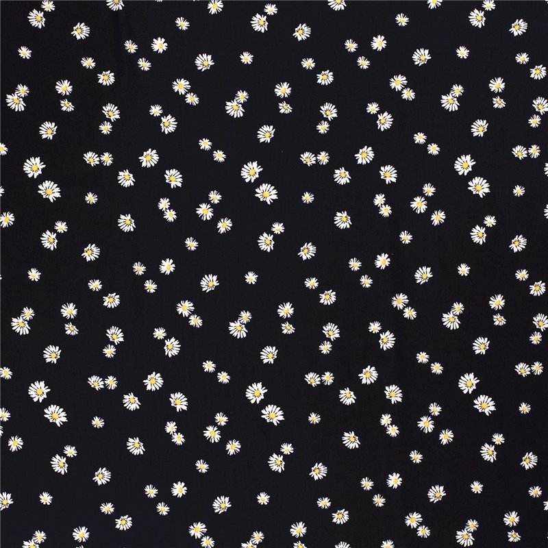 VISCOSE POPLIN PRINT FLOWERS