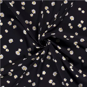 VISCOSE POPLIN PRINT FLOWERS