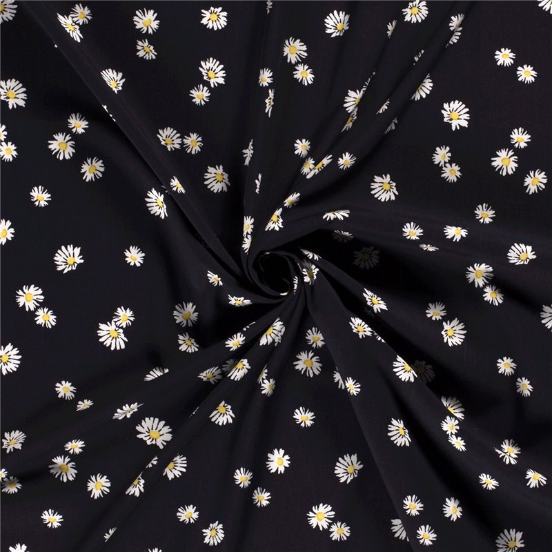 VISCOSE POPLIN PRINT FLOWERS