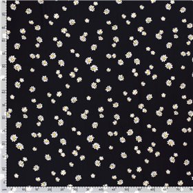 VISCOSE POPLIN PRINT FLOWERS