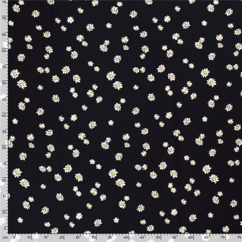 VISCOSE POPLIN PRINT FLOWERS