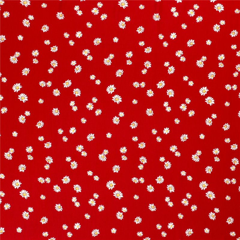 VISCOSE POPLIN PRINT FLOWERS