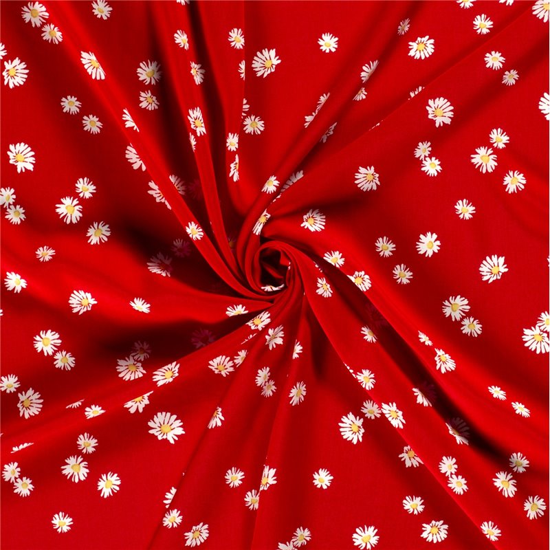 VISCOSE POPLIN PRINT FLOWERS