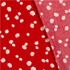 VISCOSE POPLIN PRINT FLOWERS