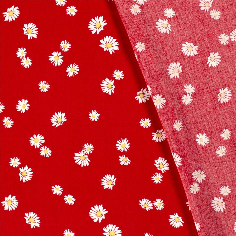 VISCOSE POPLIN PRINT FLOWERS
