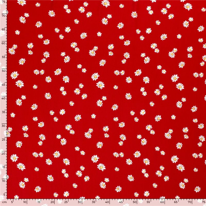 VISCOSE POPLIN PRINT FLOWERS