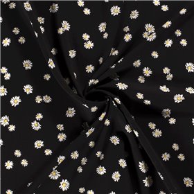 VISCOSE POPLIN PRINT FLOWERS