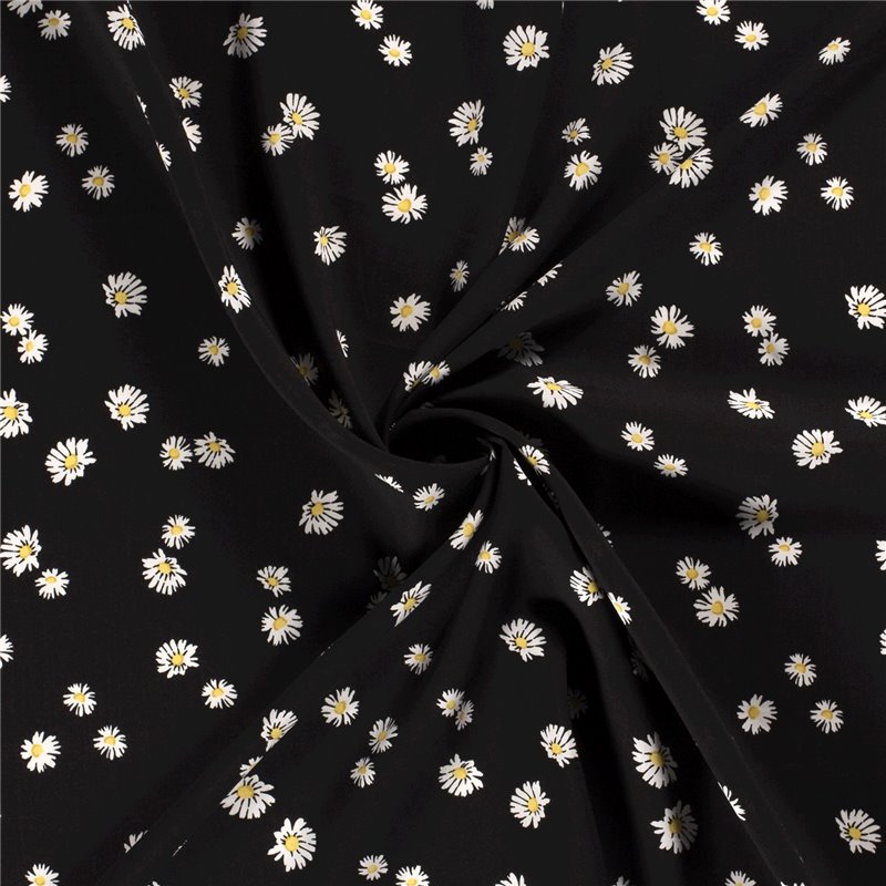 VISCOSE POPLIN PRINT FLOWERS
