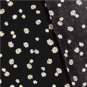 VISCOSE POPLIN PRINT FLOWERS