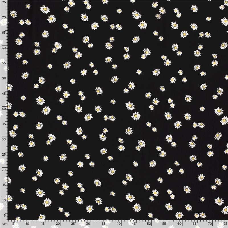 VISCOSE POPLIN PRINT FLOWERS