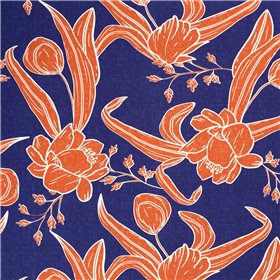 VISCOSE POPLIN PRINT LEAVES