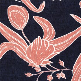 VISCOSE POPLIN PRINT LEAVES