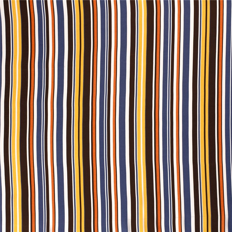 VISCOSE POPLIN PRINT STRIPES