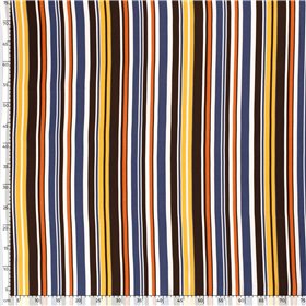 VISCOSE POPLIN PRINT STRIPES
