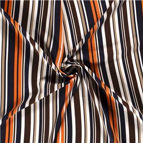 VISCOSE POPLIN PRINT STRIPES